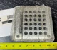 5" Jay R Smith B05NB Square Floor Drain with Hinged Grate Cover Nickel Bronze