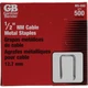 Gardner Bender 1/2 In. x 15/16 In. Carbon Steel Cable Staple (500-Count) MS-550
