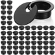 100 Pack 2 Inch Desk Grommet Desk Cable Wire Grommet Cord, PC Computer Desk P...