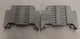 (2pcs)Phoenix Contact - # 0800886  Typ E/NS 35 N Terminal Block End Clamp - Used
