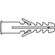 GRAINGER APPROVED U63101.025.0001 Wall Anchor,Plastic,1 3/16 in L,PK100 11M985 GRAINGER APPROVED U63101.025.0001 Wall Anchor,Plastic,1 3/16 in L,PK100 11M985