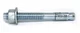 CONFAST 1/2" x 2-3/4" Wedge Anchor Zinc Plated Box of 25