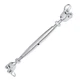 MarineNow Jaw Closed Body Marine Turnbuckle 316 10mm (3/8"), Silver