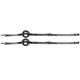 Leather Side Reins w/Rubber Donuts