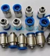 3 PCS NEW IN BOX Festo QS-G1/8-8-I 186109 gas pipe connector quick connector 3 PCS NEW IN BOX Festo QS-G1/8-8-I 186109 gas pipe connector quick connector