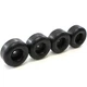JR Products 10715 Black Rubber Ramp Bumper (Quantity 4)