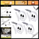 4 PCS Brake Fluid Bleeder Kit, Universal Brake Bleed Hose & Check Valve Tool Set