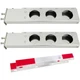 Mud Flap Hangers 2.5 Inch Stainless Steel Spring Loaded Semi Truck JIARU Trucks