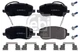 For FEBI HAMULCE 16827 BRAKE PAD SET WITH BOLTS For FEBI HAMULCE 16827 BRAKE PAD SET WITH BOLTS