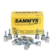 Sammys 8020957-25 1/4 x 1'' Horizontal Rod Anchor Super Screw with 3/8 in. Th...