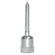 SAMMYS 8137957 Rod Hanger,Swivel,Silver,3/8"-16,PK25 36K188