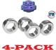 4-PACK!  NEW! 1-3/4" ID Set Screw Shaft Collar, 1-PC Steel Zinc Plated  SC175Z