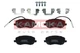 Kamoka JQ1013112 brake pad set, disc brake for Citroen, Fiat, Lancia, Peugeot Kamoka JQ1013112 brake pad set, disc brake for Citroen, Fiat, Lancia, Peugeot