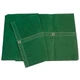 GRAINGER APPROVED 5WTT1 Tarp,Green,Cotton Canv,7.5 ft L,3.5 ft W 5WTT1