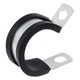 GRAINGER APPROVED COL2013Z1 Clamp,OD 1 1/4 In,3/4 In W,Cushion,PK25 1BAC7