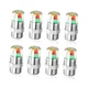 Tire Pressure Monitor Valve Stem Caps, 2.4 Bar 36PSI Pressure 8PCS Silver