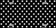 Black White Polka Dot Metal Novelty License Plate Tag LP4365
