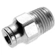 1PC NORGREN INC. 124250638 Fitting, nkl pl, ADAPTE(Intl via EIS Only + NO FF)