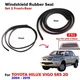 Fits Toyota Hilux Vigo SR5 KUN16 2004-15 Windshield Rubber Seal Front Rear 2 PCS