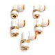 Lot of 5 SMC KQ2L13-37AS Male Elbow Fitting, 1/2" P2C To 1/2" NPT, 1MPa Max