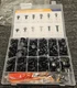 (240 Piece) GOOACC GRC-33 Bumper Retainer Clip Car Plastic Rivet Fastener