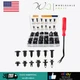 GOOACC GRC-33 Bumper Retainer Clips Car Plastic Rivets Fasteners Push Kit