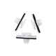 10x Door Garnish Moulding With Sealer Clip For Honda 75315TP6A01 Retainer Clamps
