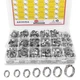 AKIHISA 420Pcs 20 sizes Single Ear Hose Clamps, 7-28.6mm 304 Stainless Steel ...