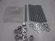 10 Pack Hilti 3/4 in. x 10" HAS-E-55 Threaded Steel Rods With Nuts And Washers