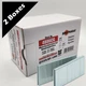 2 BOXES - Spotnails 4806CG 18G Gauge 3/4" Staples 5000/box 1/4 Cr. CROSS POINT 2 BOXES - Spotnails 4806CG 18G Gauge 3/4" Staples 5000/box 1/4 Cr. CROSS POINT