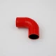 Red 2.25" To 2.5" 90 DEGREE 57/64mm Silicone Hose Intercooler Coupler Pipe Turbo