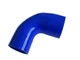 Blue 2.25" To 2.5" 90 DEGREE Silicone Hose Intercooler Coupler Pipe Turbo