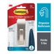 Command Mr03-Sn-Bes Hook, Nickel, Metal, 1 1/2 In D