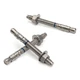 HROMIGRY 3/8" x 3-3/4" Concrete Anchors (4 Pack) 3/8 inch Wedge Anchors Bolts...