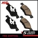 Front Ceramic Brake Pad Set For 2005-2007 and 2008-2010 Ford Escape 8M6Z2001A