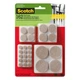 Scotch Felt Pads Value Pack, SP845-NA, Beige Scotch Felt Pads Value Pack, SP845-NA, Beige