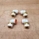 Lot of 4 SMC KQ2L13-37AS Elbow Fitting, 1/2" OD, 1/2" Pipe Size, Push-To-Connect