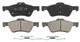 QS Disc Brake Pad Set, Chamfered Edges for Smooth, Quiet ZD1047 QS - Ceramic