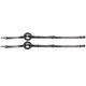 Leather Side Reins w/Rubber Donuts