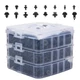 Guteauto 620 Pcs Car Retainer Clips Plastic Fasteners Kit 620Pcs, Black 