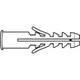 Wall Anchor, 1-3/16" L, Plastic, Not Rated Tension Strength, 100 PK Manufacturer Wall Anchor, 1-3/16" L, Plastic, Not Rated Tension Strength, 100 PK Manufacturer