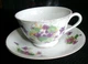 Violet with gold trim - Made in Japan - Teacup & Saucer Set SO