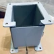 HOFFMAN F44L06, STRAIGHT SECTION 6 Inch WIRE WAY AUXILIARY GUTTER 