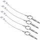 MX 1/4" Diameter Boat Pins Quick Release W/Lanyard Silver-Quick 