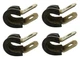 Adel 754-4-2-8 Aircraft Wire Hose 1/4" SAE Size 4 Loop Clamp 754428 4-Pack