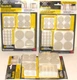 Scotch Floor Protectors 3 x 162 HUGE Lot Felt Floor Protectors Furniture Beige Scotch Floor Protectors 3 x 162 HUGE Lot Felt Floor Protectors Furniture Beige