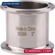 DERNORD Sanitary Spool Tube with Clamp Ends,Stainless Steel 304 Seamless Round T