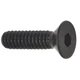 Kerr Lakeside 37C175kfc 3/8"-16 Socket Head Cap Screw, Flat, Black Oxide Alloy