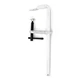 TCFF160600LD XTRweld 16 in Clamp, F, 600 PSI, Standard Pad, Steel Chrome XTRweld