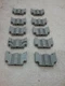 Lot of 10 Phoenix Contact E/NS 35 N 9.5mm Terminal Block End Clamps 0800886
